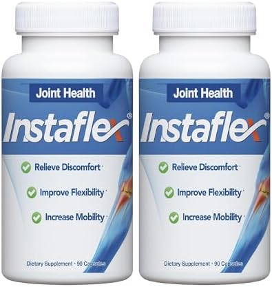 Instaflex Joint Support Supplement for Men and Women with Glucosamine, 90ct | Joint Health, Relieve Discomfort, Improve Flexibility, Increase Mobility