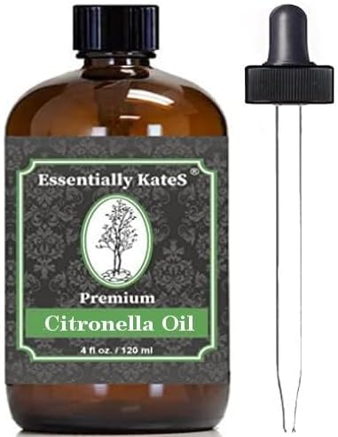 Peppermint Essential Oil 4 oz. with Huge Glass Bottle, Glass Dropper, and Sprayer. Detailed User's Guide E-Book. Skin Care, Garden Care, and Hair Care.