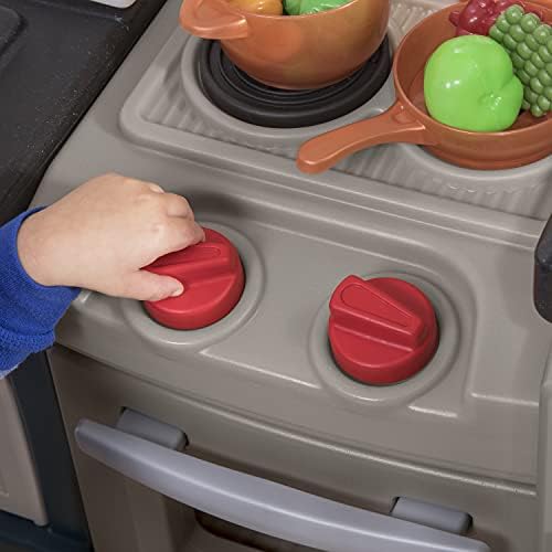 Step2 Modern Metro Kitchen Set for Kids – Includes 30+ Toy Kitchen Accessories