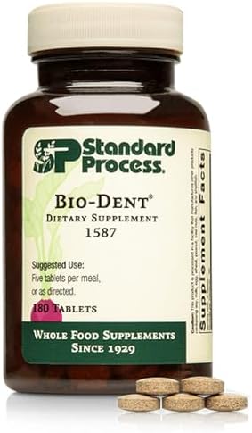 Standard Process Bio-Dent - Supports Bone & Muscle Health - Aids the Production of Cartilage & Collagen - Supports Energy Metabolism - Whole