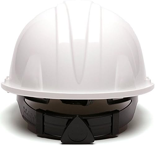 Pyramex SL Series Cap Style Hard Hat with 4 Point Ratchet - Durable HDPE Shell for Reliable Impact Protection, Rain Trough, Low Profile Design, Lightweight Comfort for All Head Sizes