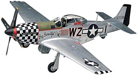 Revell 85-5241 P-51D Mustang Model Airplane Fighter Jet Kit 1:48 Scale 49-Piece Skill Level 4 Plastic Model Plane Building Kit