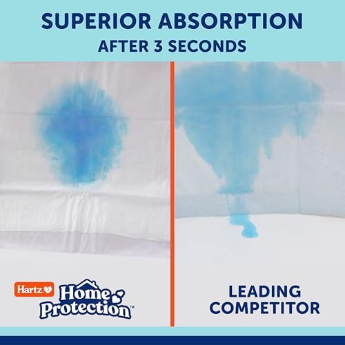 Hartz Home Protection Super Absorbent Odor Eliminating Lavender Scented No Leak Dog Pads,XL 30 count