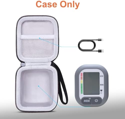 LTGEM Case Compatible with Medline Digital Wrist Blood Pressure Monitor, Case Only