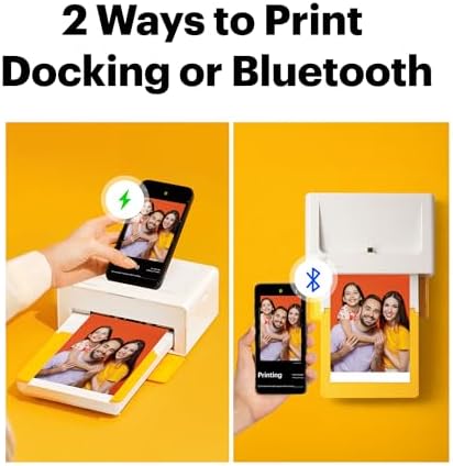 KODAK Dock Plus 4x6 Photo Printer, Smartphone Docking, 4PASS, 50 Sheets