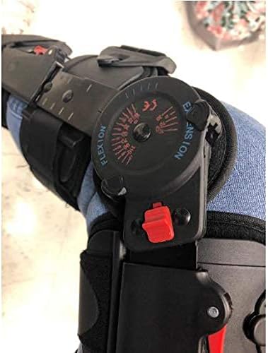 kefit Hinged Knee Brace Rom, Knee Support for Torn Acl, Meniscus Tear, Pcl, Surgery Recovery, Adjustable Post Op Knee Immobilizer
