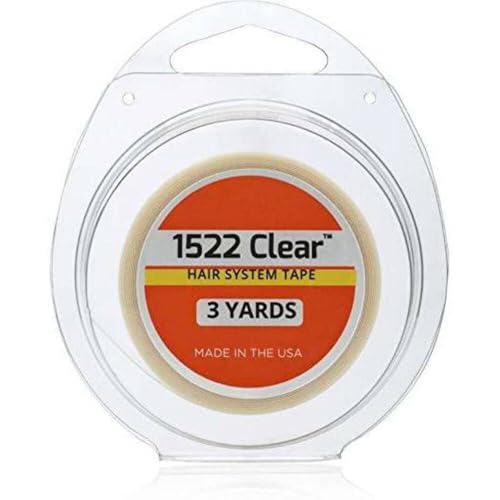 1/2" X 12 YDS 1522 Hair Tape Clear ROLL