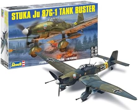 Revell Stuka Ju 87G-1 Tank Buster Plastic Model Kit