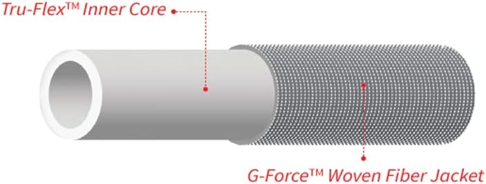 zero-G 4001-100 Garden Hose, 5/8" x 100', Gray