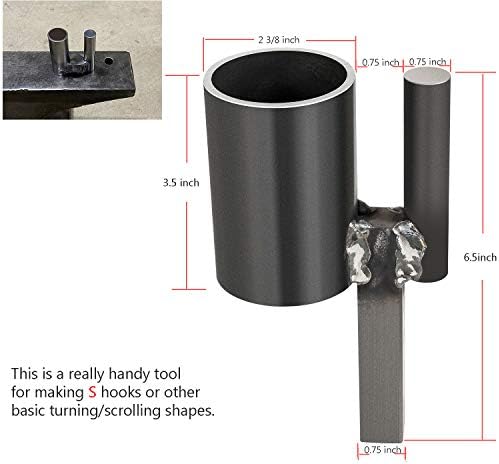 Blacksmith Hardy Anvil Tool 3/4 inch Hardy Turning Bending Forge Scrolling Twisting Tool
