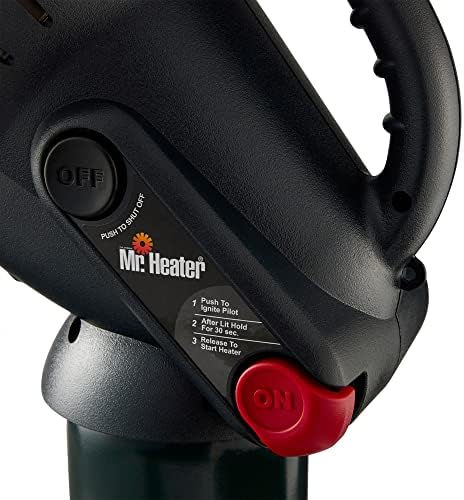 Mr. Heater 3800 BTU Portable Little Buddy Propane Emergency Heater with Push Start Button for Indoor and Outdoor Use, (2 Pack)