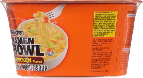 Maruchan Bowl Chicken Ramen Noodles, 3.32 Oz