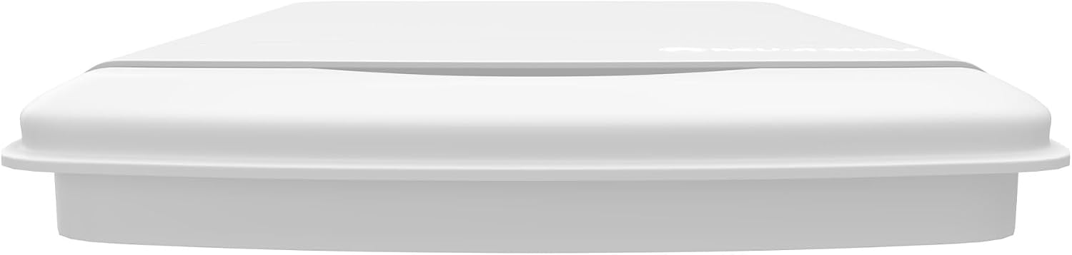 Rev-A-Shelf 35 Qt Under Sink Garbage Can Lid for Base Kitchen and Bathroom Cabinet, Replacement Plastic Trash Bin Lid Only, White, RV-35-LID-1