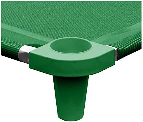 Acrimet Toddler Cot Bed for Kids, Travel, Day Care, 52" x 21" Green, 1 Pack