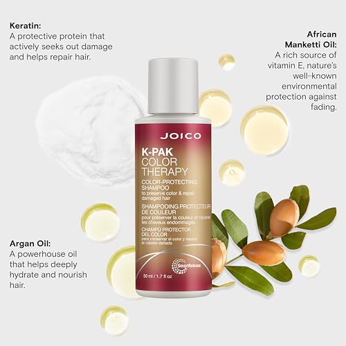 Joico K-PAK Color Therapy Color-Protecting Shampoo | For Color-Treated Hair | Boost Shine | Improve Elasticity | Repair Breakage | Rebuild Damaged