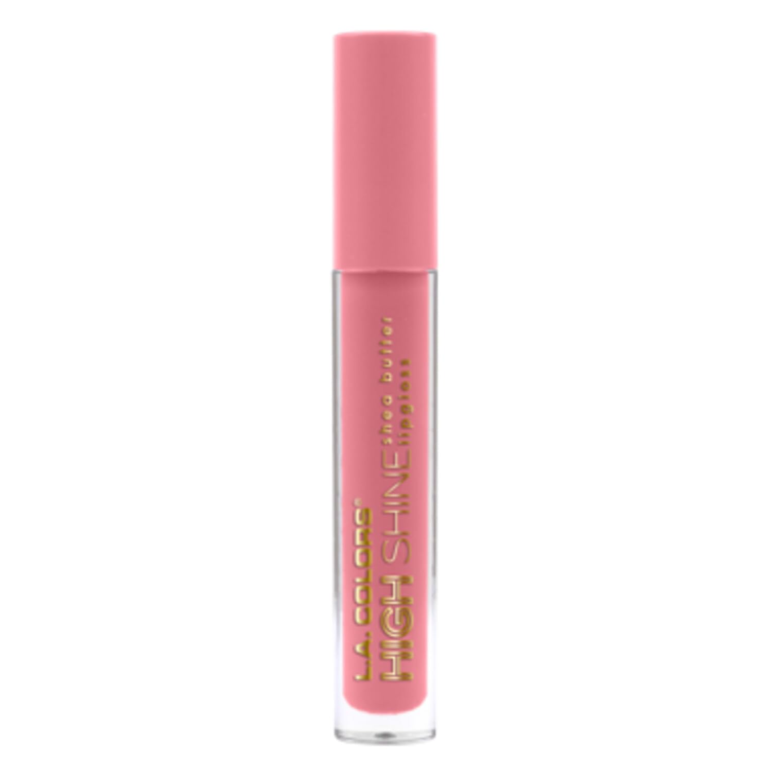 L.A. COLORS High Shine Shea Butter Lip Gloss, Baby Cakes, 0.14 Oz