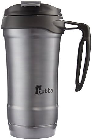 Bubba HERO Vacuum-Insulated Stainless Steel Travel Mug with Handle, 18 oz, Gunmetal