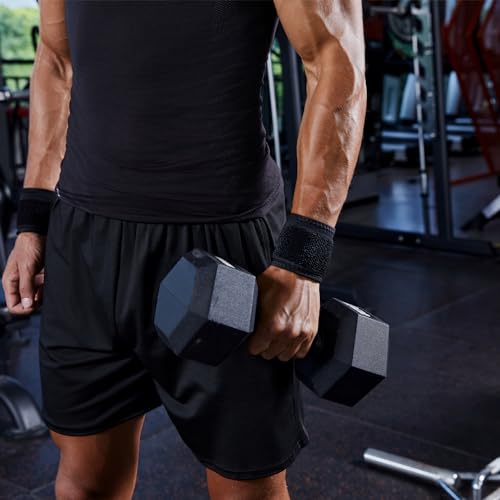 YUNYILAN 2 Pack Wrist Brace Adjustable Wrist Support Wrist Straps for Fitness Weightlifting, Tendonitis, Carpal Tunnel Arthritis