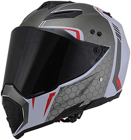Motorcycle Helmet Dual Sport Helmet Off Road Dirt Bike ATV DOT Certified