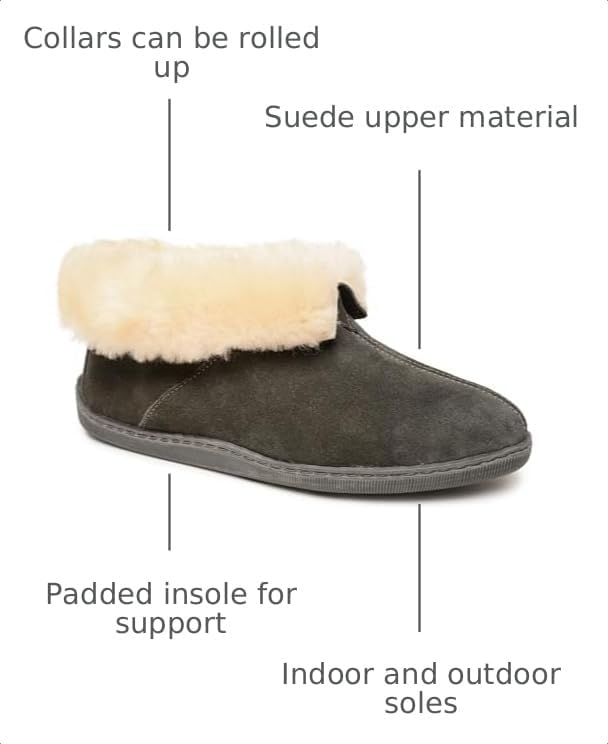 Minnetonka Men's Sheepskin Ankle Boots