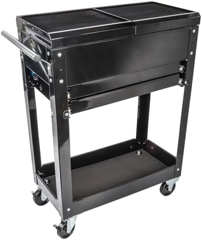 2-Drawer Heavy-Duty Tool Box Cart (220 lb. Capacity) | 2-Drawer Heavy-Duty Tool Box Cart (220 lb. Capacity) for supporting automotive installation