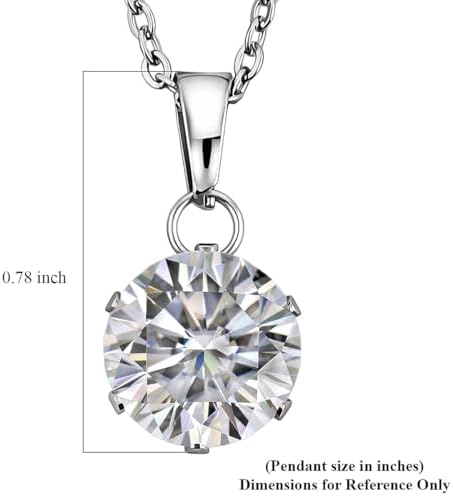 2 Piece Set Crystal Solitaire Earrings Pendant Necklace 18 Inches in Steel