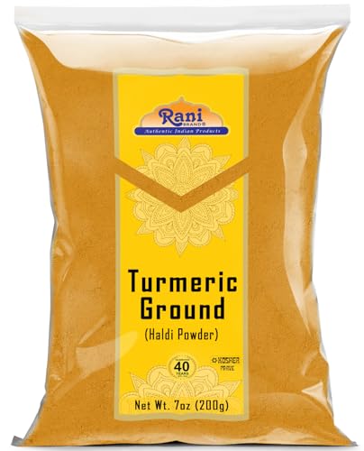 Rani Turmeric (Haldi) Root Whole Spice, Dried 7oz (200g) ~ All Natural | 100% Pure | Vegan | Gluten Friendly | NON-GMO | Kosher | Indian Origin