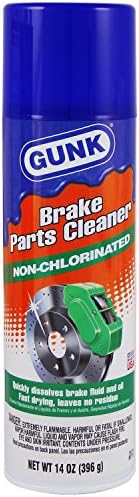 GUNK Brake Parts Cleaner – Non-Chlorinated Brake Cleaner Spray Can – Fast-Drying Formula for Pads, Rotors & Calipers - Helps Remove Brake Dust