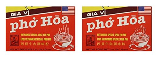 Gia Vi Nau Pho (Pho Hoa) Beef Noodle Soup Spices 2 oz Box (Pack of 2)