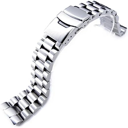 MiLTAT 22mm Watch Band for Seiko Turtle SRP773 SRP775 SRP777 SRPA21, Endmill Screw-Link