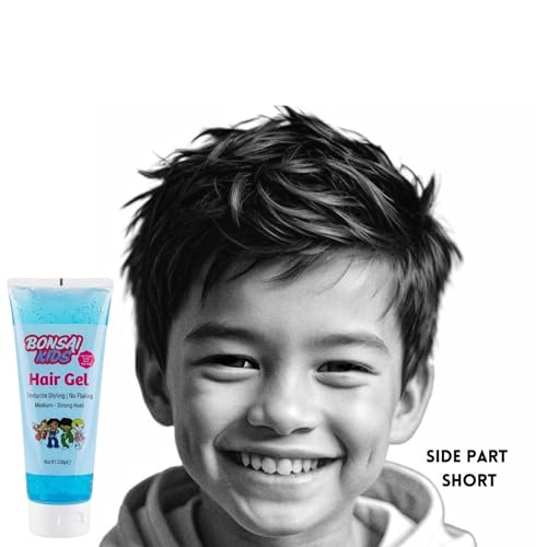 Bonsai Kids Hair Gel, 8 oz | Medium Strong Hold, No Flaking, Texturize Styling, All Hair Types, Hair Stylist Tested & Approved
