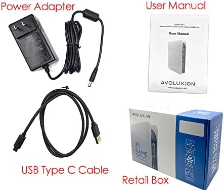 Avolusion PRO-T5 4TB USB 3.0 External Hard Drive for Windows & Mac OS (White) - 2 Year Warranty