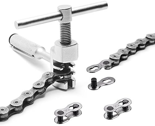 8 Pairs Bicycle Missing Link for 6, 7, 8, 9, 10 Speed Chain Master Link for Bicycle Chain Reusable Bike Parts, Silver