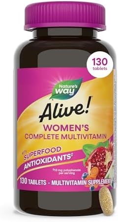 Nature's Way Alive! Complete Multivitamin for Women, Daily Vitamin, 50 ct