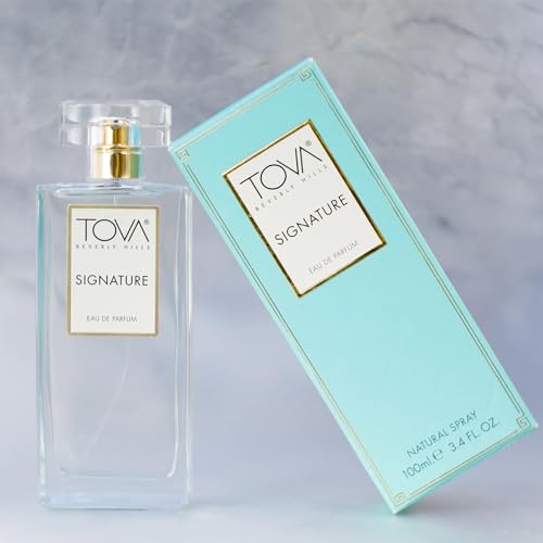 Tova Signature Eau de Parfum – Classic Bergamot Jasmine Lavender Perfume for Women – Timeless Scent – USA-Made & Cruelty-Free – 3.4 fl oz