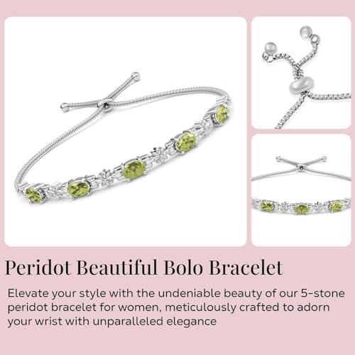 Birthstone Bracelets Charm Bolo Bracelet Adjustable Gemstone | Birthday, Gifts