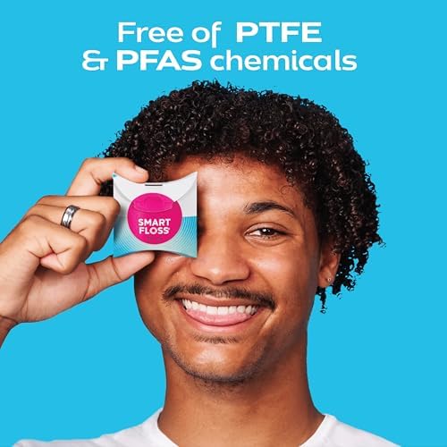 DrTung's Smart Floss - Natural Dental Floss, Cardamom Flavor - Pack of 3 | PTFE & PFAS Free, Gentle on Gums, Expands & Stretches, BPA Free