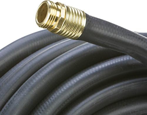 Swan Products CELSGC58050 Element MAXLite Premium Rubber+ Water Hose with Crush Proof Couplings 50' x 5/8", Black