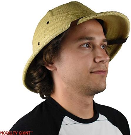 NOVELTY GIANT WWW.NOVELTYGIANT.COM Seagrass Pith Safari Jungle Helmet Hat