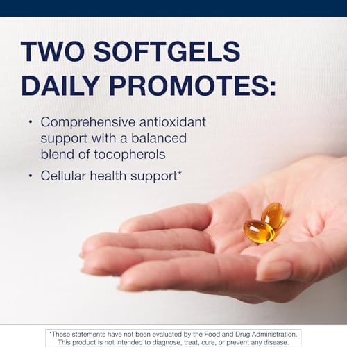 Metagenics Vitamin E Mixed Tocopherols - High Potency Antioxidant Supplement with Alpha & Gamma Tocopherols - Supports Heart