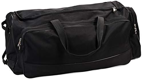 Champion Sports Wheeled Equipment Bag – Large Rolling Sports Gear Bag for Baseball, Football & Travel