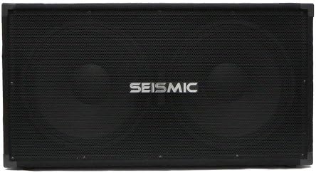 Seismic Audio - 215 Bass Guitar Speaker Cabinet 2x15 PA DJ 600 Watts Dual