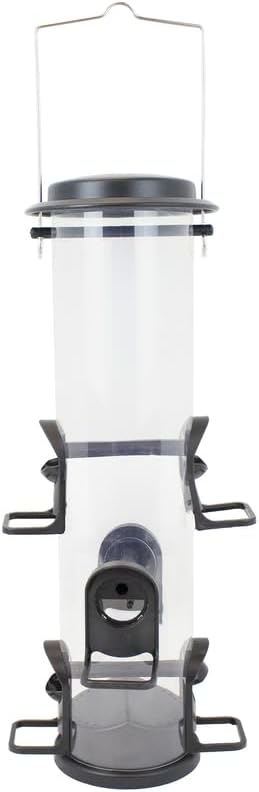 Perky-Pet Wild Bird 4 lb. Plastic Tube Bird Feeder 6 Ports