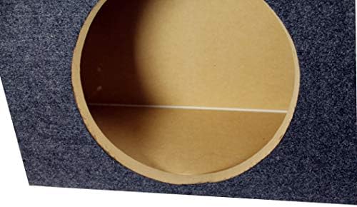 Q Power QBomb Single 12 Inch Vented Subwoofer Sub Box with Black Bedliner Spray