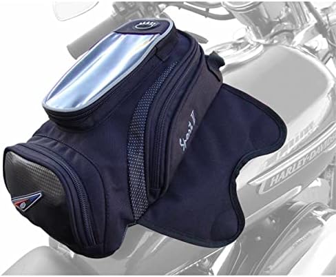 Neptune Magnetic Motorcycle Tank Bag | Water Resistant, UV-treated, Lightweight, and Secure Luggage Bag that Includes Rain Cover