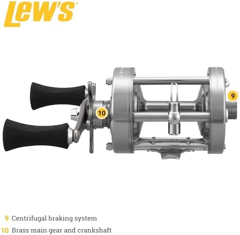 Lew's Laser XL Baitcast Fishing Reel, Right-Hand Retrieve, 4.2:1 Gear Ratio, 4 Bearing System