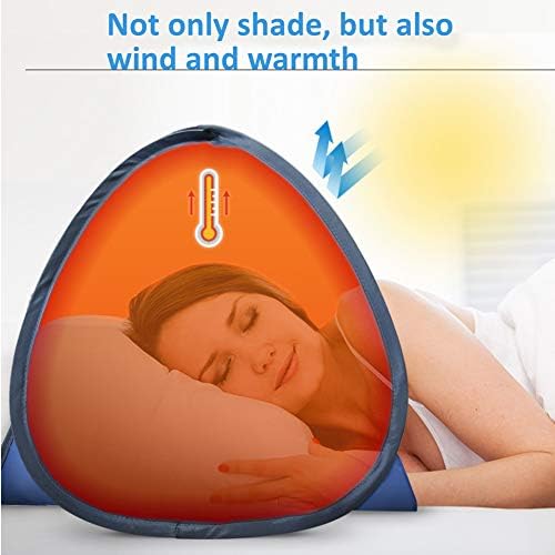 Beach Sun Shelter, Instant Sun Protection Canopy with Zippered, Beach Lounge Chair Boat