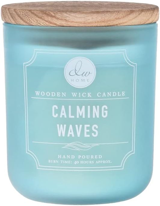 DW Home Peony Petals Scented Candle for Home, 9 oz, 8.8 oz Candle Jar, Up to 33H Burn Time, Luxury Scented Candle for Relaxation, Gifting, Home Décor