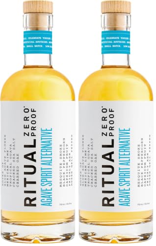 RITUAL ZERO PROOF Agave Spirit Alternative | Award-Winning Non-Alcoholic Spirit | 25.4 Fl Oz (750ml) | Zero Calories | Sustainably Made in USA
