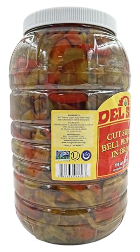 Del Sol Cut Sweet Bell Peppers in Brine (1 Gallon)